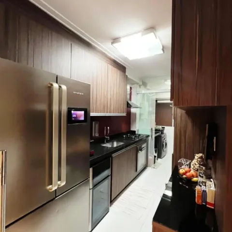 Apartamento de 100 m² com 3 dormitórios e 2 suítes no Premiatto, porteira fechada